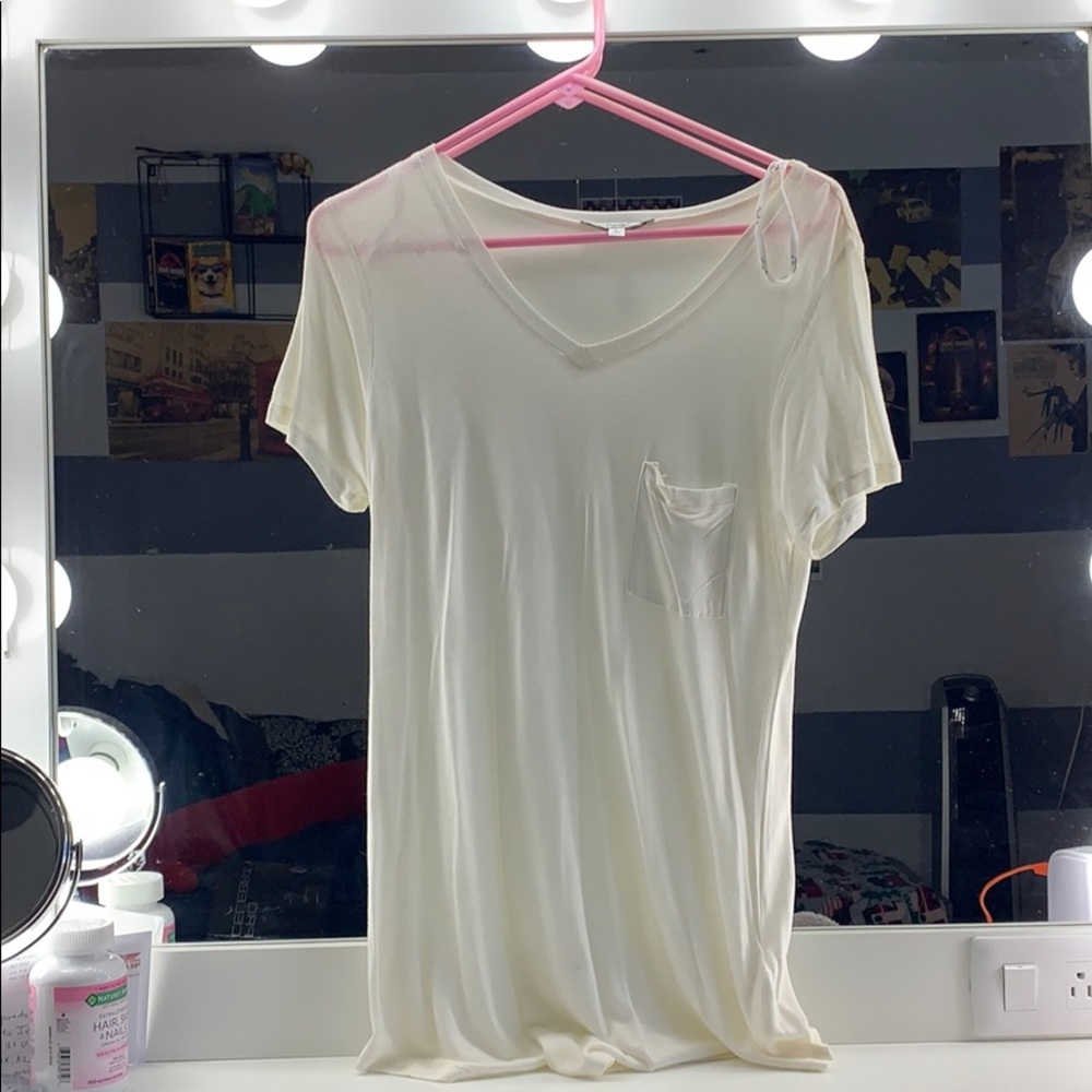 white comfy papaya t-shirt